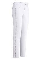Elegante jeans met effectieve strasssteentjes 