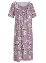 Twee-pack nachthemden tot op de kuit met geborduurd kant 