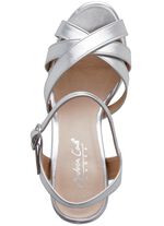 Andrea Conti sandalen met bandjes en verborgen elastische band 