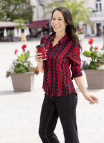 Blouse met overhemdkraag 