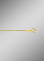 Stijlvolle platte kinketting van goud 