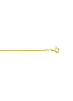 Gouden gevlochten ketting 
