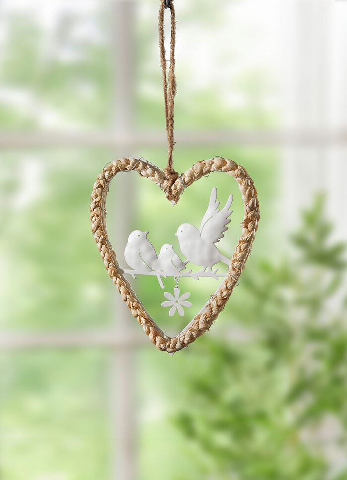 Charmante hartvormige wandhanger 