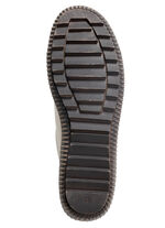 ELENA EDEN veterschoen met ritssluiting aan de zijkant KIEZELSTEEN