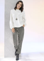 Enkellange broek in een comfortabele wijdte 