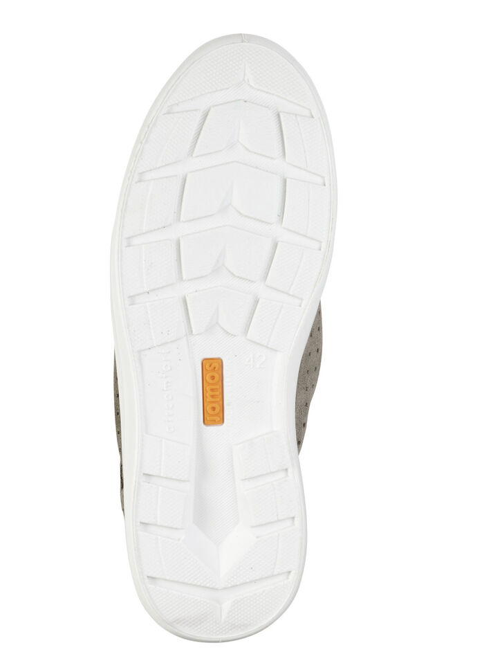 Veterschoen gemaakt van zacht su&egrave;de KAKI