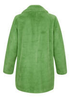 Jas van imitatiebont GROEN