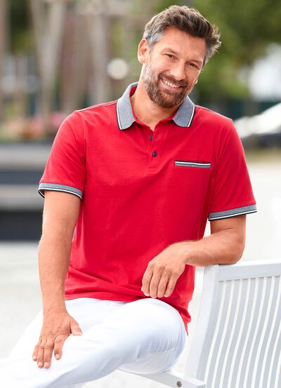 Poloshirt in 3 kleuren 