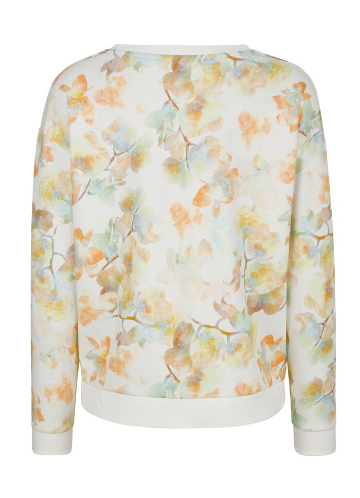 Sweatshirt met ronde hals 