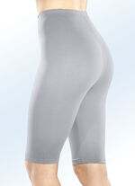 Set van twee fietsbroeken met elastische tailleband 1X MARINE, 1X GRIJS GEM&Ecirc;LEERD