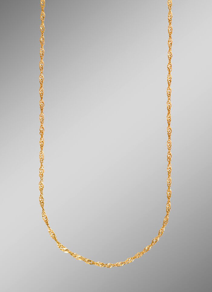 Singapore ketting met veerringsluiting 