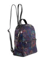 Laurina-rugzak van bedrukt kalfsleer 