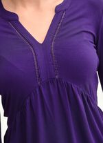 Overhemd met broderie anglaise 