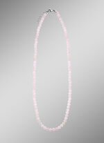 Ketting met echte rozenkwarts 