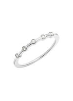 Luxe damesring in witgoud met diamanten 