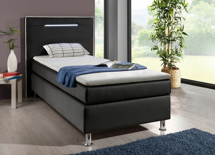 Boxspringbed met ledverlichting 