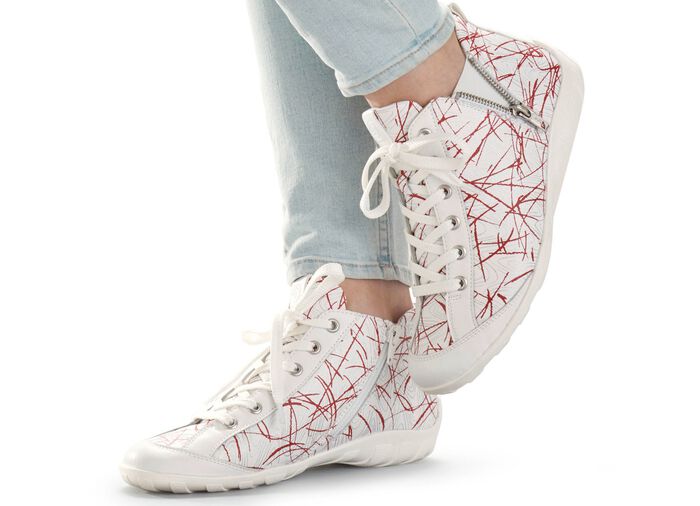 Remonte veterlaarzen van effectief bedrukt nappaleer 