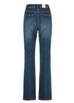 Jeans met gestikte biezen 