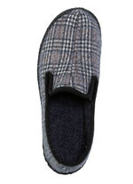 Textielpantoffels met anatomisch gevormd voetbed BLAUWGRIJS-MULTICOLOR