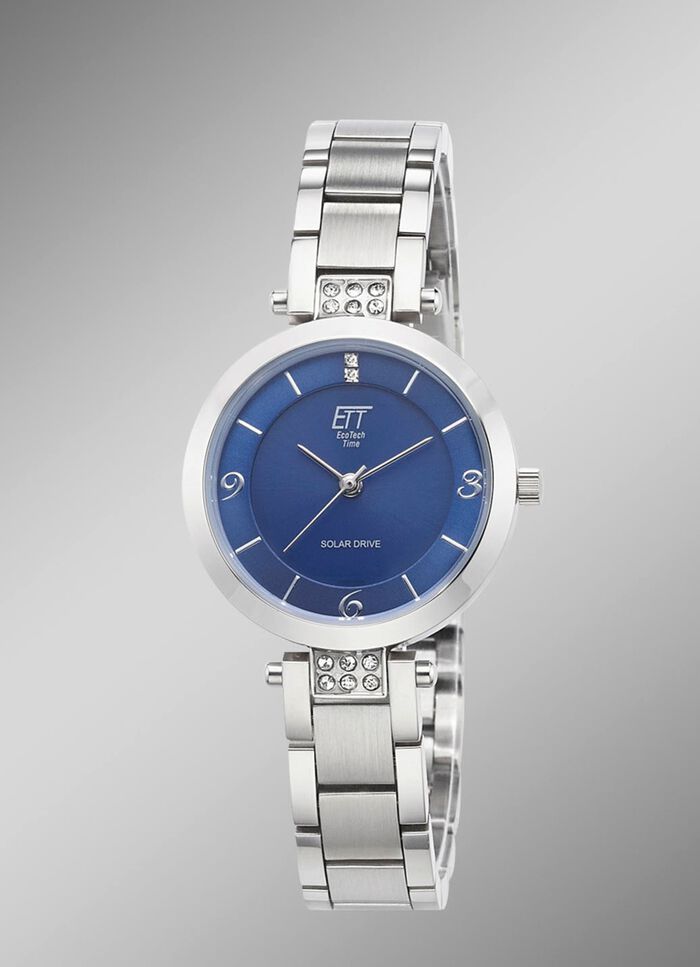 ETT solar dameshorloge met quartz uurwerk 