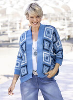 vest in jacquardmotief 