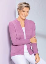 Cardigan met structuurstrepen ROSENHOLZ