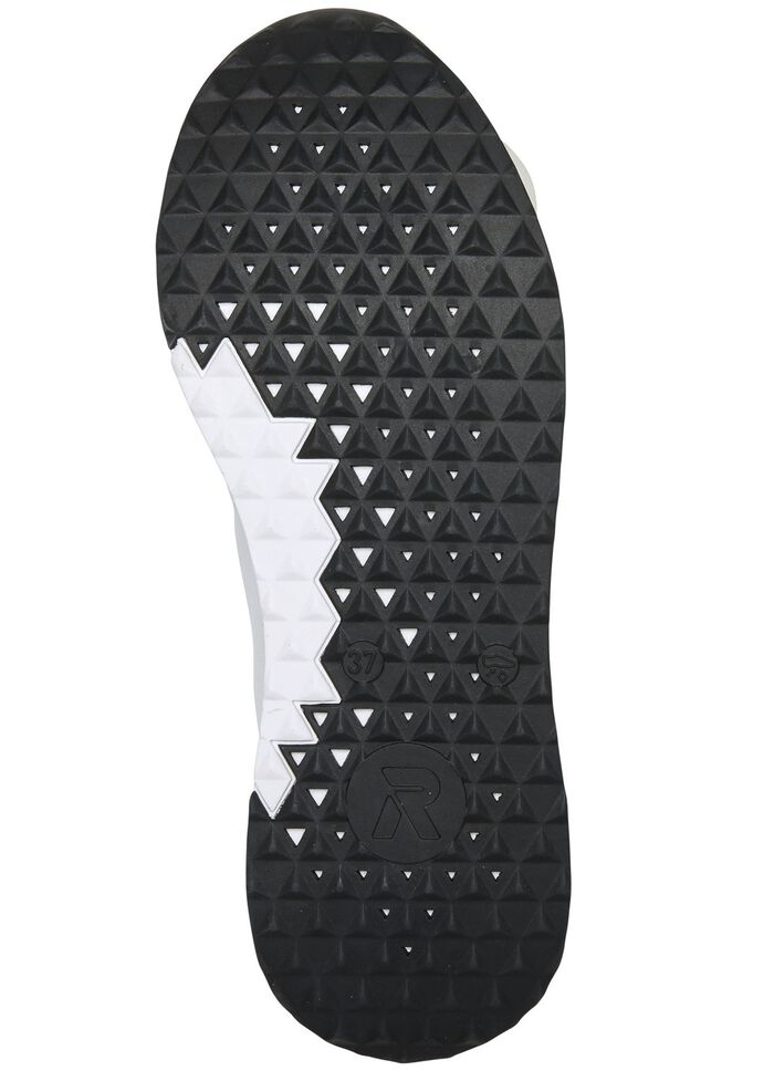Rieker sneakers met een interessante zebraprint WIT
