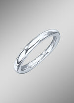 Hoogglanzende partnerring van witgoud 