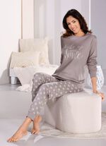 Pyjama met manchetten 