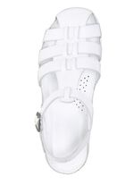 Gemini sandaal met bandjes van zacht rundnappaleer WIT