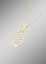 Vergulde hanger met ketting 