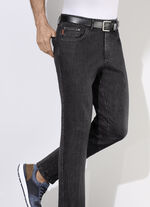 "Francesco Botti" jeans met elastische tailleband in 3 kleuren ANTHRAZIT
