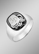 Edele herenring van zilver 