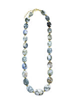 Stralende set met opaal en hematiet 