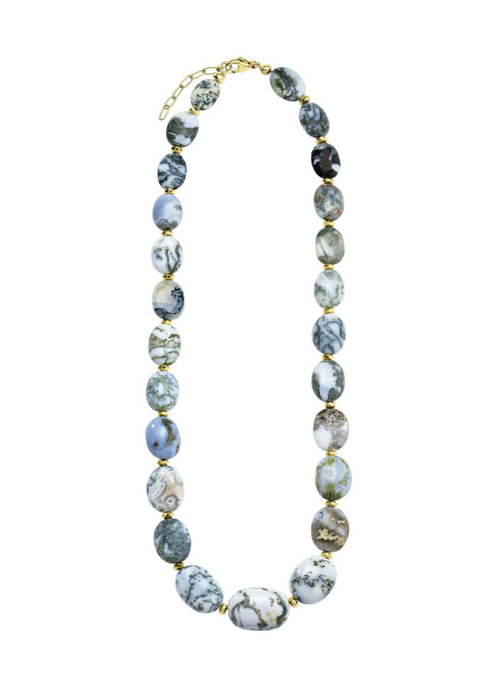 Stralende set met opaal en hematiet 