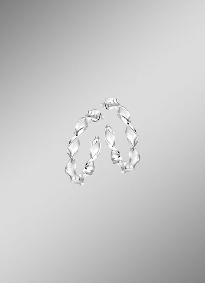 Oorringen zilver 925/- 