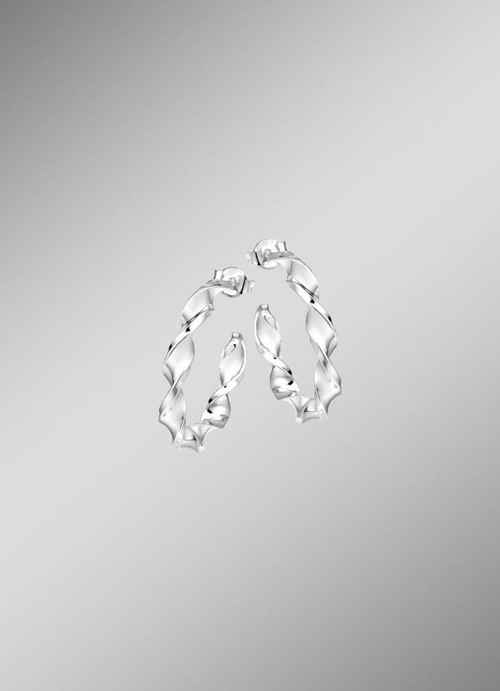 Oorringen zilver 925/- 