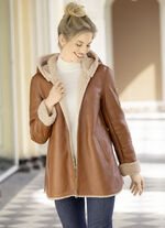 Leren jas van "Cabrini" 