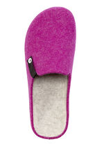 Laurina, trendy damespantoffels, breedte G, met anatomisch gevormd voetbed ROZE