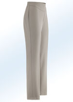 Broek met elegante snit TAUPE