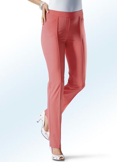 Broek met smalle pijpen in 15 kleuren 