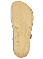 Gemini, zomermuiltjes voor dames, breedte G, gemaakt van leer JEANS