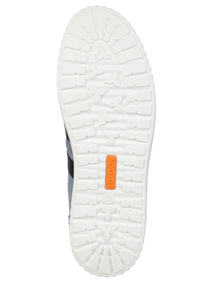 Sportieve dames veterschoenen, breedte H, met uitneembaar voetbed BLAU