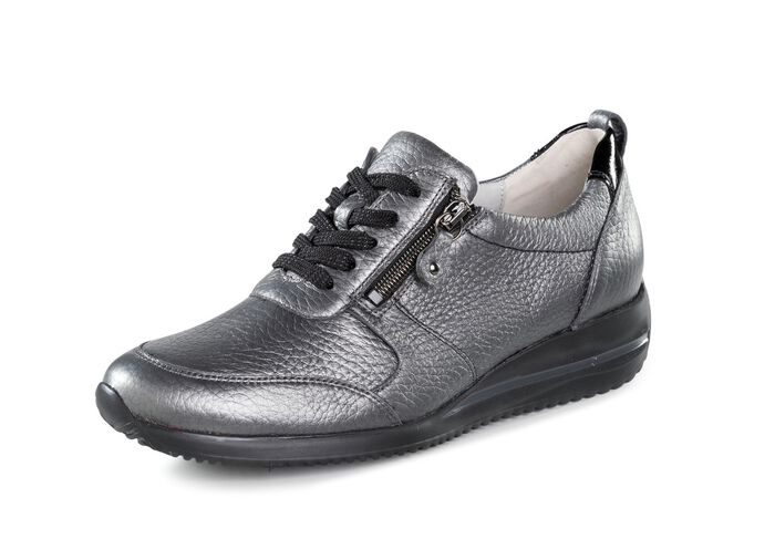 Waldl&auml;ufer, lichte damessneakers, breedte H, met uitneembaar voetbed OUDZILVER