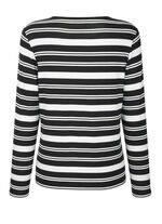 Shirt met rode kleuraccenten 