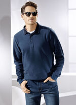 Poloshirt van “Milano Italy” DONKERBLAUW