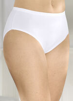 Set van vijf sportieve slips WIT