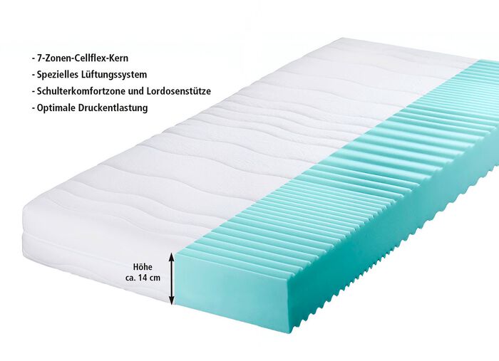 7-zones-cellflexkern-matras van Murmelland 