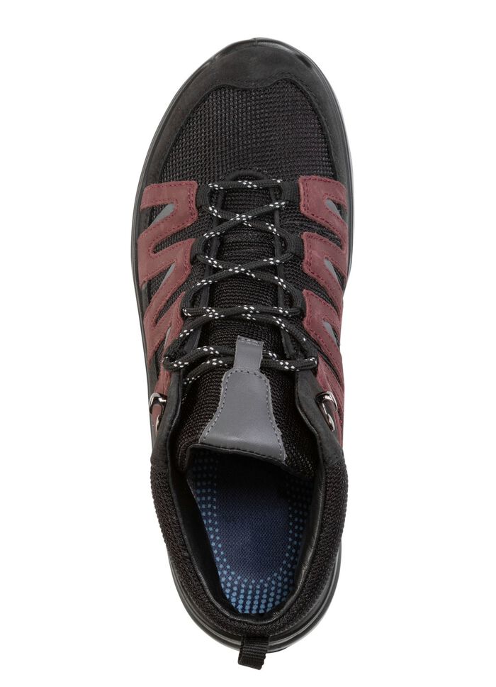 Weerbestendige veterbootie voorzien van een klimaatmembraan 