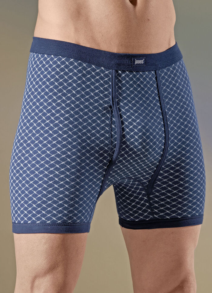 Set van vier onderbroeken, met allover dessin 